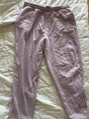 Gymshark, XL, Lilac Sweatpants with Elastic Waist, barely used